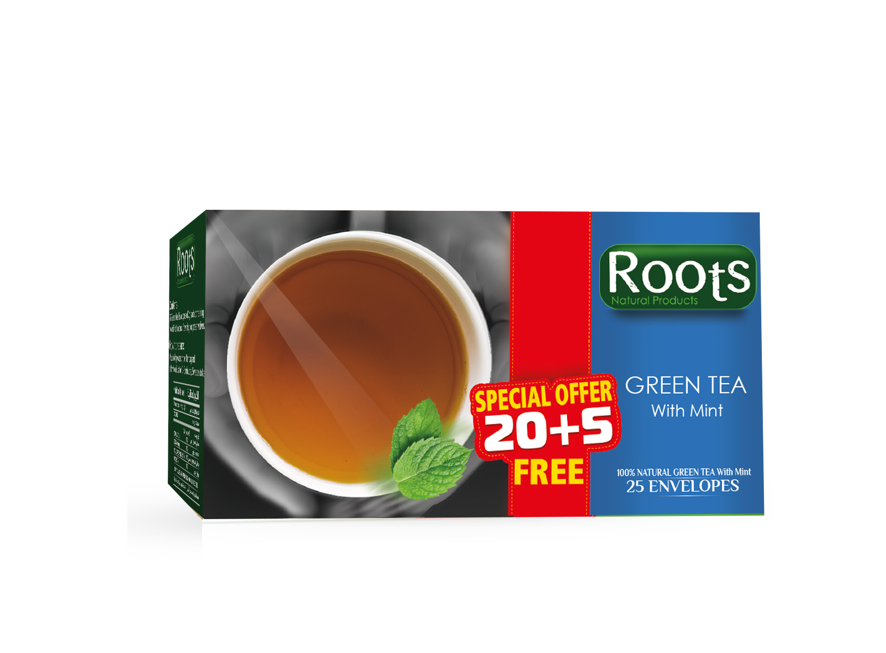 Green Tea with Mint - 25 Envelops