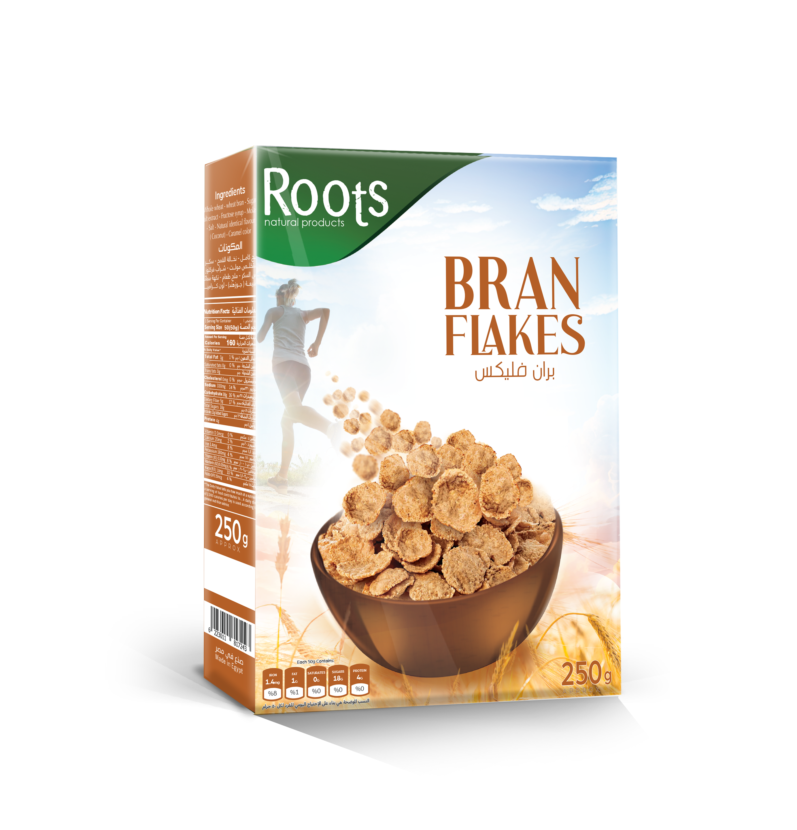 Roots Bran Flakes – 250g