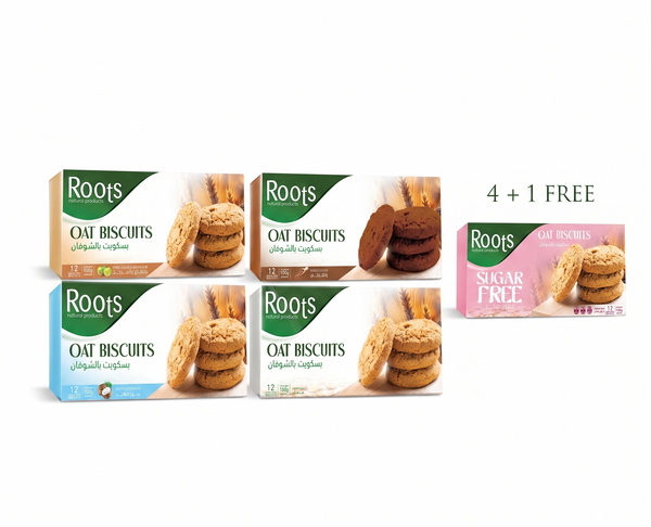 Oat Biscuits Bundle (Buy 4 Get 1 Free)